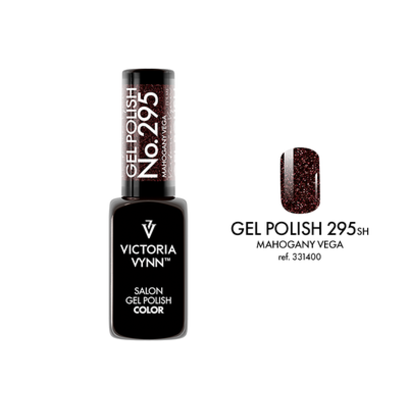 salon gel polish No.295 mahogany vega (TPO FREE, HEMA FREE, DI-HEMA FREE)